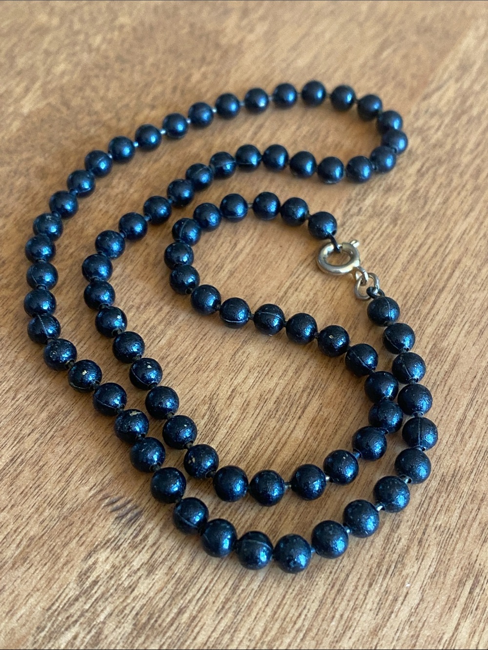 Classic Dark metal painted vintage Beaded Necklace - Elegant Women's Jewelry